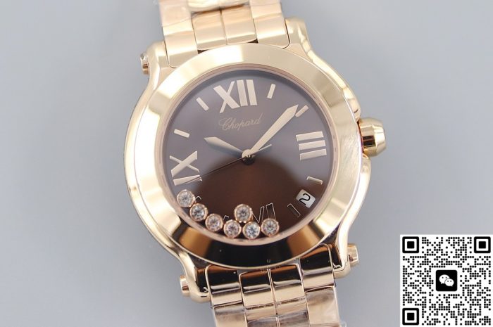 Replica Chopard HAPPY DIAMONDS 277472-5003 YF Factory Mother-of-pearl dial - Image 4