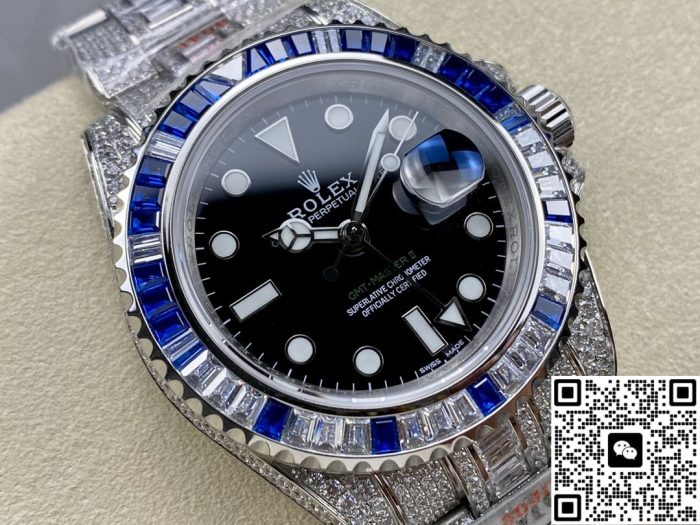 Replica Rolex Greenwich II 116759 SAru-78210 AMG Factory Diamond bezel - Image 3