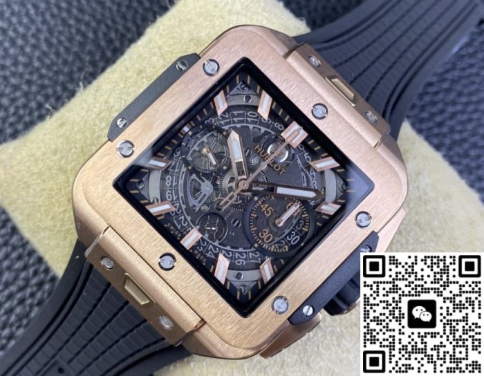 Replica Hublot SQUARE BANG UNICO 821.OX.0180.RX BB Factory Sapphire dial - Image 5