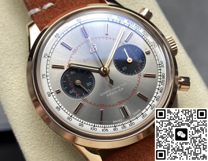 Replica Breitling Premier RB0118A31B1X1 BLS Factory Dark brown strap - Image 3