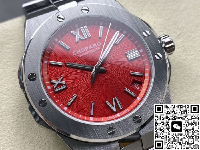 Replica Chopard ALPINE EAGLE 298600-3023 GH Factory Danxia red dial - Image 3