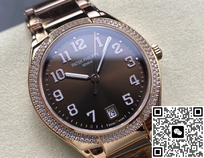 Replica Patek Philippe TWENTY~4 7300-1200R-001 SJ Factory Brown strap - Image 3