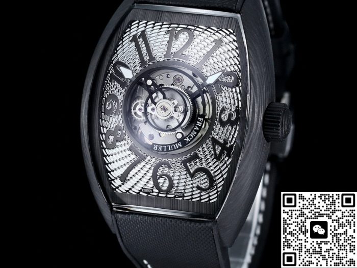 Replica Franck Muller V45 Tourbillon NEW Factory Black strap - Image 3