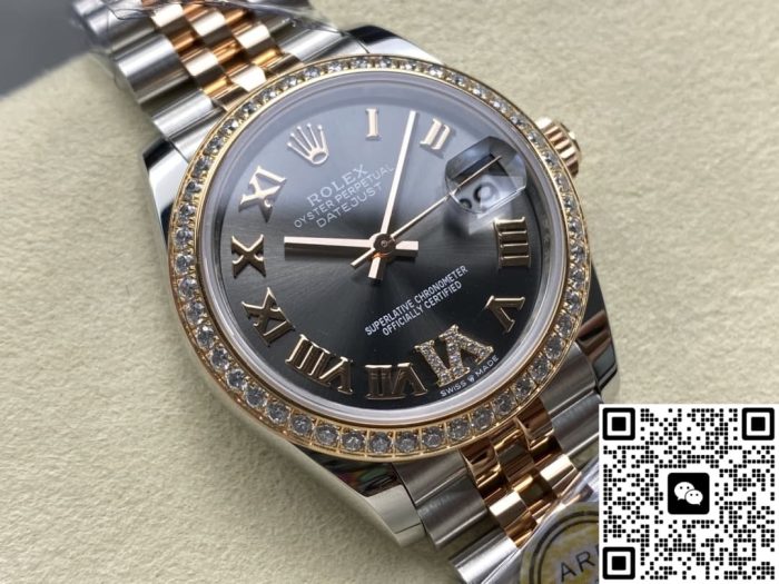 Replica Rolex Datejust m278381rbr-0030 AR Factory Rhodium white dial - Image 3