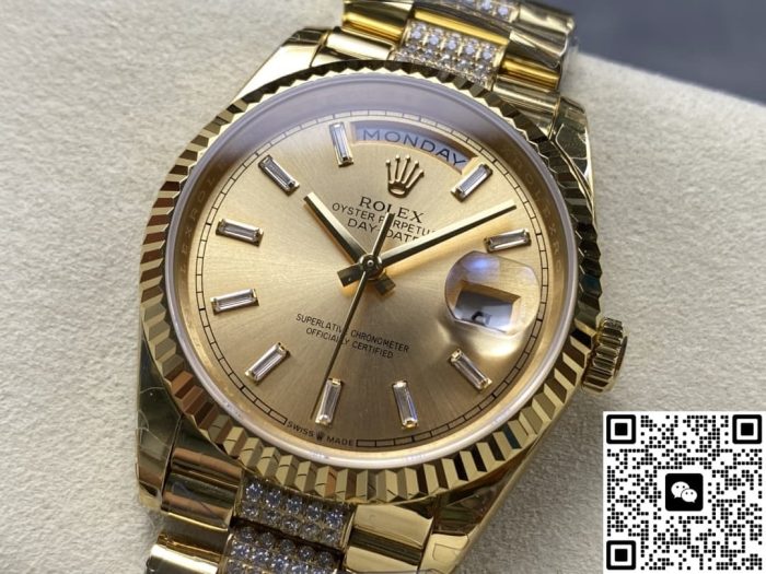 Replica Rolex Day-Date m128238-0133 8+ Factory champagne Dial - Image 4