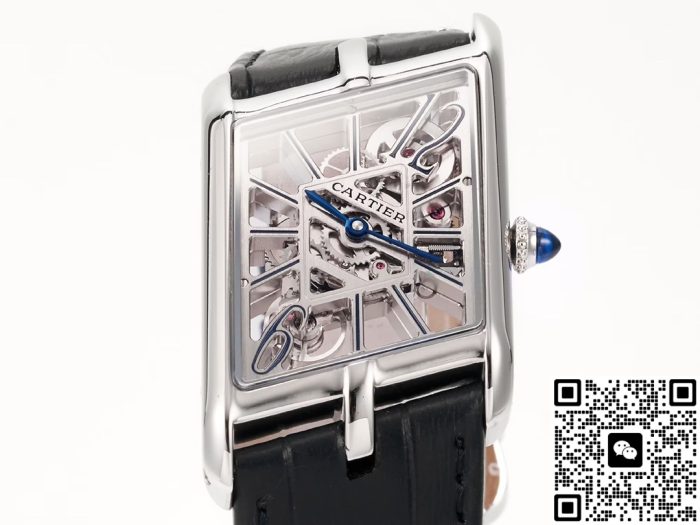 Replica Cartier Tank WHTA0013 TW Factory Black strap - Image 6