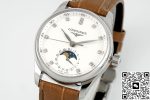 Replica Longines Master Collection L2.409.4.87.4 AF Factory Diamond hour markers - Image 5