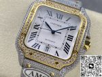 Replica Cartier Santos W2SA0050 AMG Factory White dial - Image 15