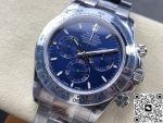Replica Rolex Cosmograph Daytona 126509-0005 QF Factory Luminous hour markers - Image 15