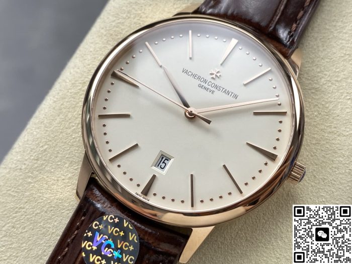 Replica Vacheron Constantin Patrimony 85180-000R-9248 VC+ Factory Silver - Image 4