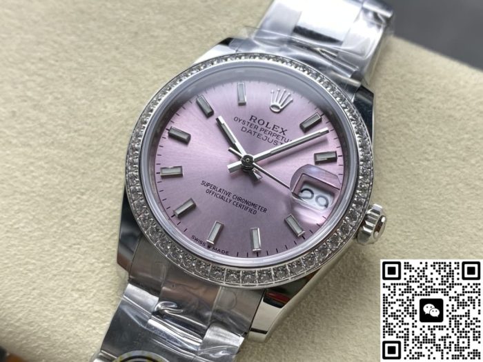 Replica Rolex Datejust m278384rbr-0017 AR Factory Pink dial - Image 4