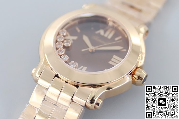Replica Chopard HAPPY DIAMONDS 277472-5003 YF Factory Mother-of-pearl dial - Image 3