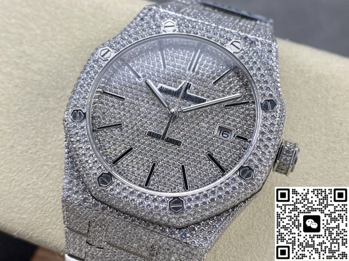 Replica Audemars Piguet Royal Oak 15400ST.010 AMG Factory Silver dial - Image 4