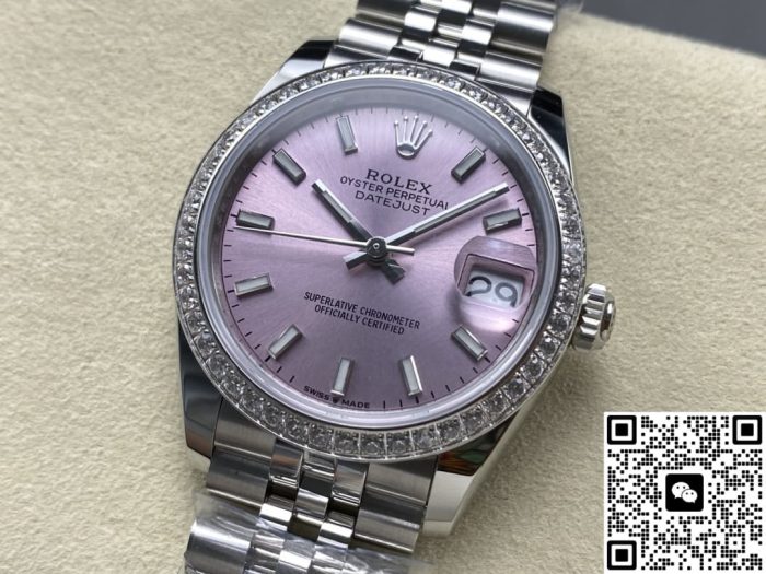 Replica Rolex Datejust m278384rbr-0018 AR Factory Pink dial - Image 4