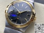Replica Omega Constellation 123.20.38.21.06.001 OM Factory Warm grey dial - Image 6