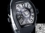 Replica Franck Muller V45 Tourbillon NEW Factory Black strap - Image 6