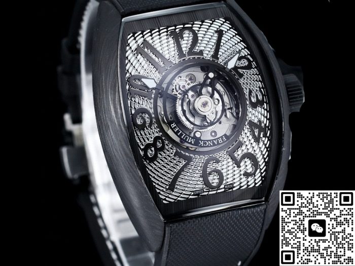 Replica Franck Muller V45 Tourbillon NEW Factory Black strap - Image 6