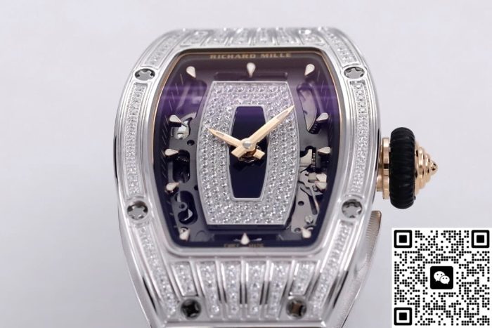 Replica Richard Mille RM07-01 ZF Factory Tonneau-shaped dial - Image 4