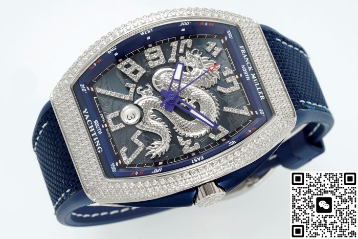 Replica Franck Muller Vanguard ABF Factory blue strap - Image 5