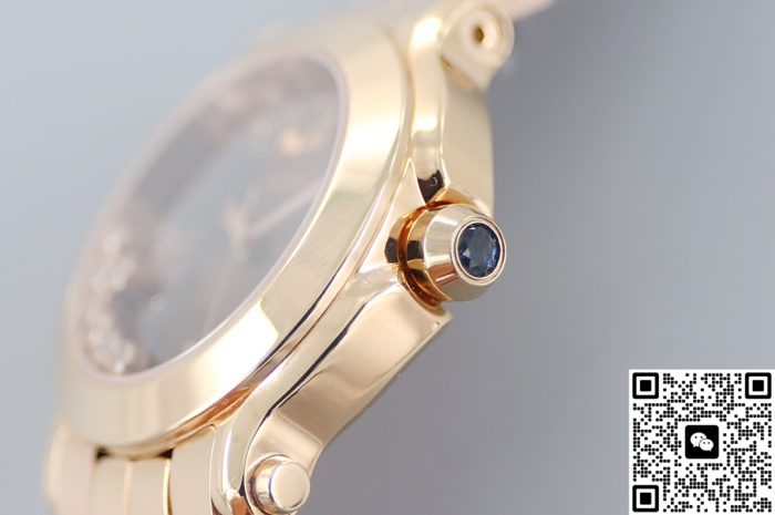 Replica Chopard HAPPY DIAMONDS 277472-5003 YF Factory Mother-of-pearl dial - Image 7