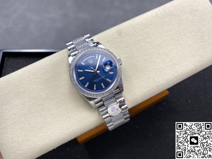 Replica Rolex Day-Date m128349rbr-0052 8+ Factory Bright blue - Image 6