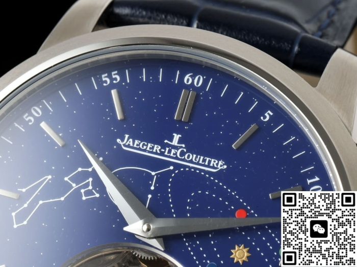 Replica Jaeger LeCoultre Master Control 16634E1 RMS Factory Tourbillon Blue strap - Image 6
