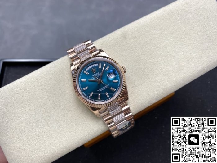 Replica Rolex Day-Date m128235-0086 8+ Factory Blue Dial - Image 5