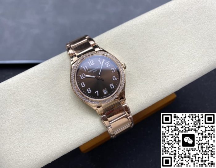 Replica Patek Philippe TWENTY~4 7300-1200R-001 SJ Factory Brown strap - Image 4