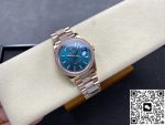 Replica Rolex Day-Date m128345rbr-0084 8+ Factory Blue green dial - Image 5