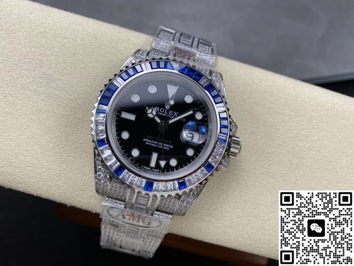 Replica Rolex Greenwich II 116759 SAru-78210 AMG Factory Diamond bezel - Image 7