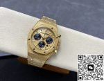 Replica Audemars Piguet Royal Oak 26240BA.GG.1324BA.01 OM Factory Hammered gold case - Image 5