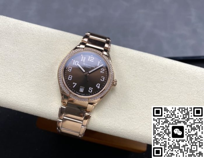 Replica Patek Philippe TWENTY~4 7300-1200R-001 SJ Factory Brown strap - Image 7