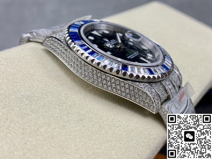 Replica Rolex Greenwich II 116759 SAru-78210 AMG Factory Diamond bezel - Image 6