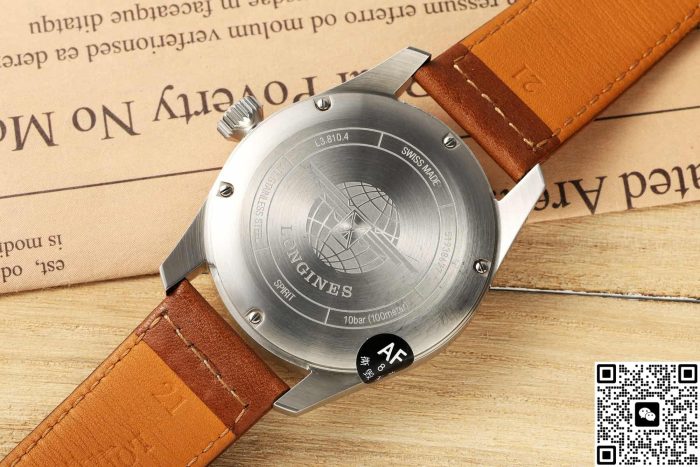 Replica Longines Spirit L3.811.4.73.2 AF Factory Leather strap - Image 8