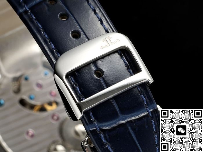 Replica Jaeger LeCoultre Master Control 16634E1 RMS Factory Tourbillon Blue strap - Image 4