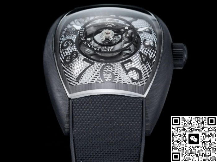 Replica Franck Muller V45 Tourbillon NEW Factory Black strap - Image 8
