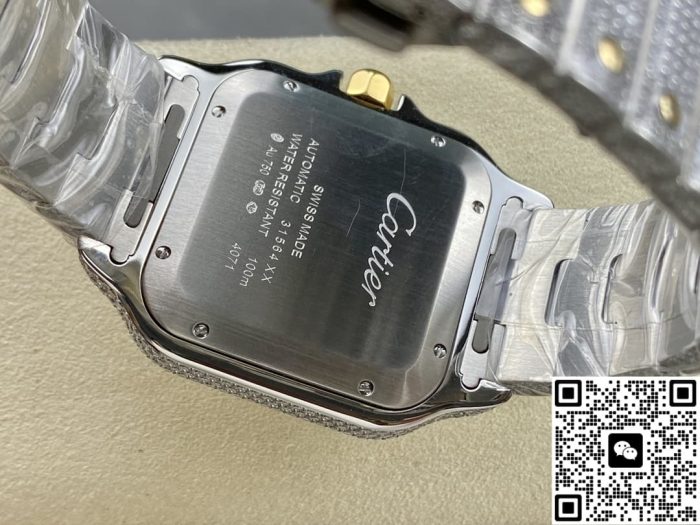 Replica Cartier Santos W2SA0050 AMG Factory White dial - Image 7