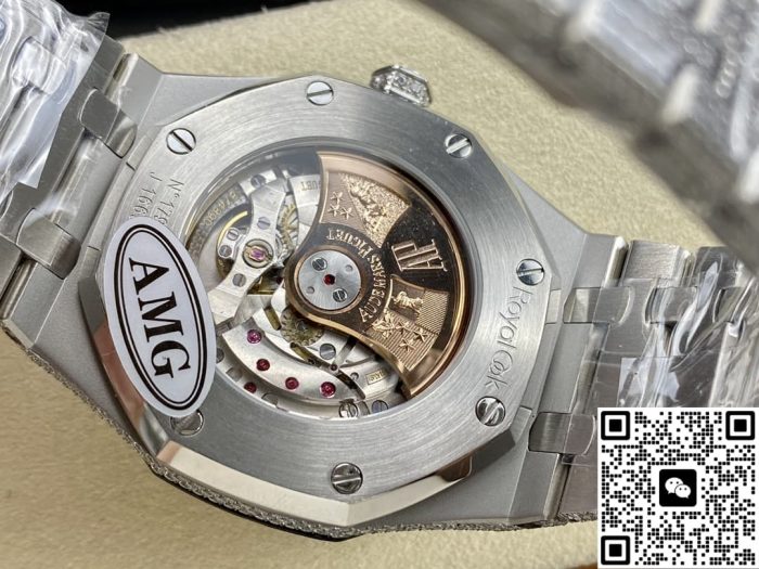 Replica Audemars Piguet Royal Oak 15400ST.010 AMG Factory Silver dial - Image 10