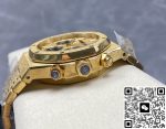 Replica Audemars Piguet Royal Oak 26240BA.GG.1324BA.01 OM Factory Hammered gold case - Image 7