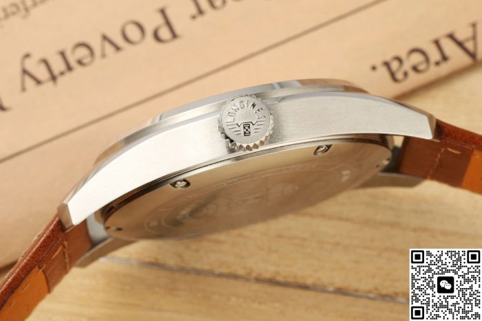 Replica Longines Spirit L3.811.4.73.2 AF Factory Leather strap - Image 7