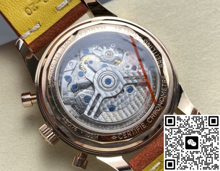 Replica Breitling Premier RB0118A31B1X1 BLS Factory Dark brown strap - Image 9