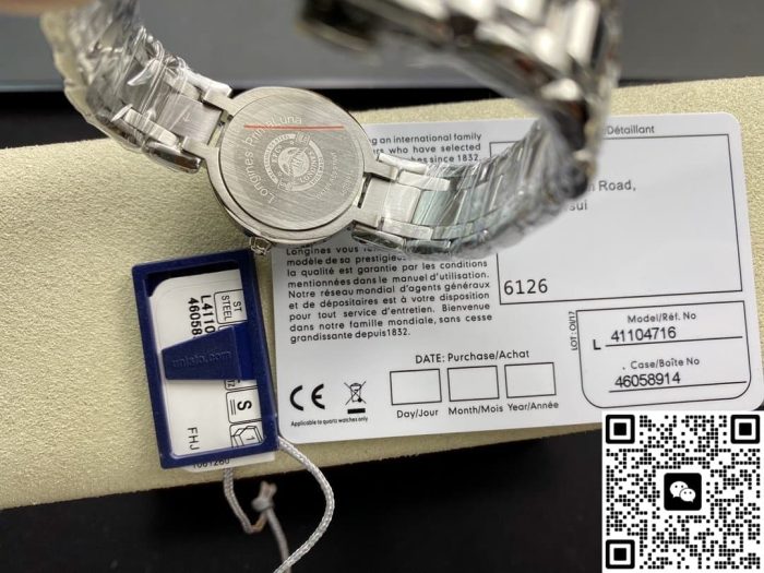 Replica Longines Elegant L8.120.4.71.6 GS Factory Folding clasp - Image 8