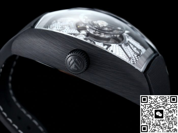 Replica Franck Muller V45 Tourbillon NEW Factory Black strap - Image 7