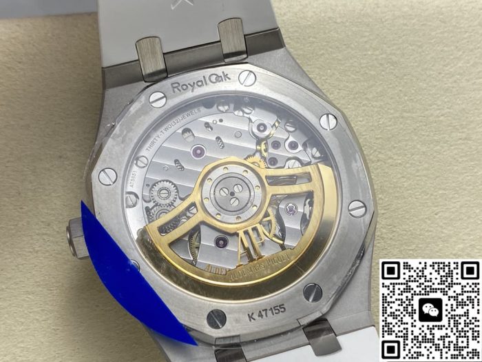 Replica Audemars Piguet Royal Oak 15500ST APS Factory White strap - Image 17