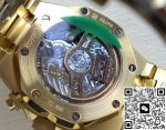 Replica Audemars Piguet Royal Oak 26240BA.GG.1324BA.01 OM Factory Hammered gold case - Image 10