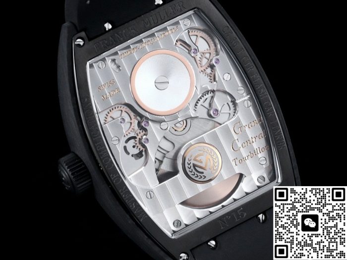 Replica Franck Muller V45 Tourbillon NEW Factory Black strap - Image 10