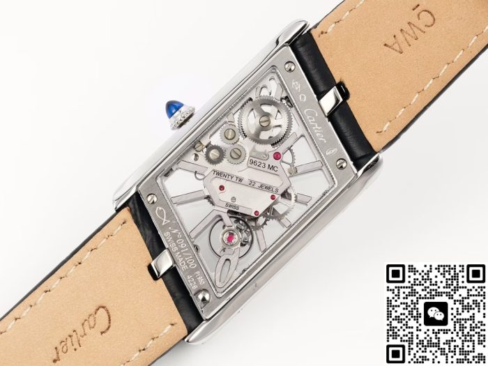 Replica Cartier Tank HPI01370 TW Factory Skeleton dial - Image 10