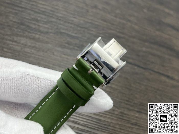 Replica Longines Spirit L3.821.5.53.2 LG Factory Green strap - Image 10