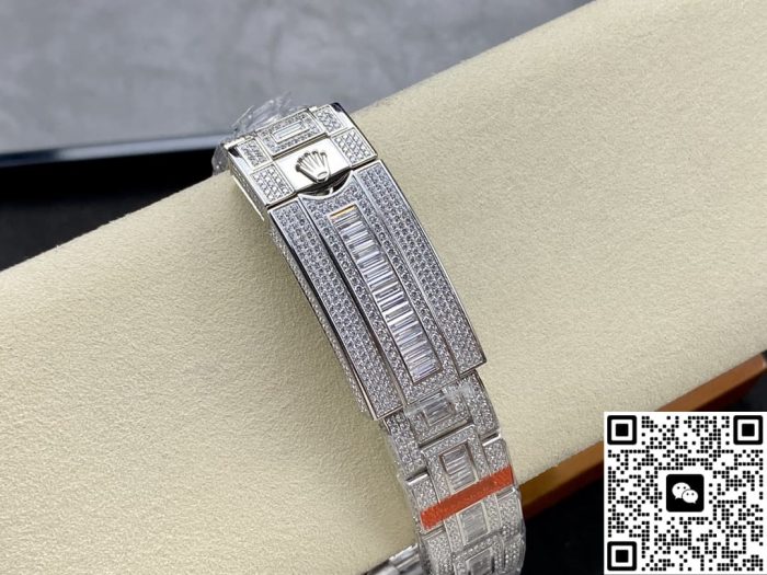 Replica Rolex Greenwich II 116759 SAru-78210 AMG Factory Diamond bezel - Image 10