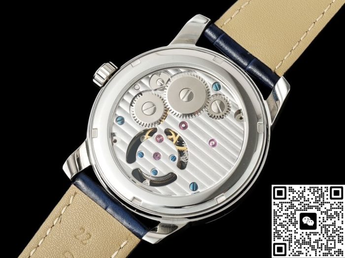 Replica Jaeger LeCoultre Master Control 16634E1 RMS Factory Tourbillon Blue strap - Image 10
